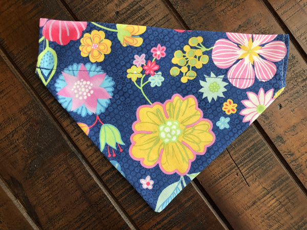 Easter Over-the-Collar Reversible Dog Bandana ~ Four Sizes, Optional Personalization