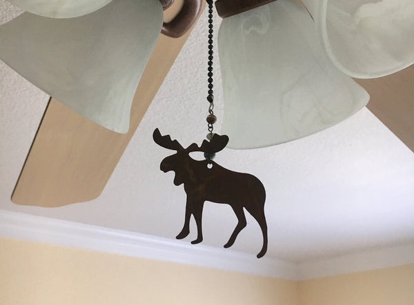 Rusty Moose Ceiling Fan Pull Chain