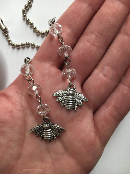 Bumble Bee Ceiling Fan Pull Chains ~ Set of 2, Six Color Choices