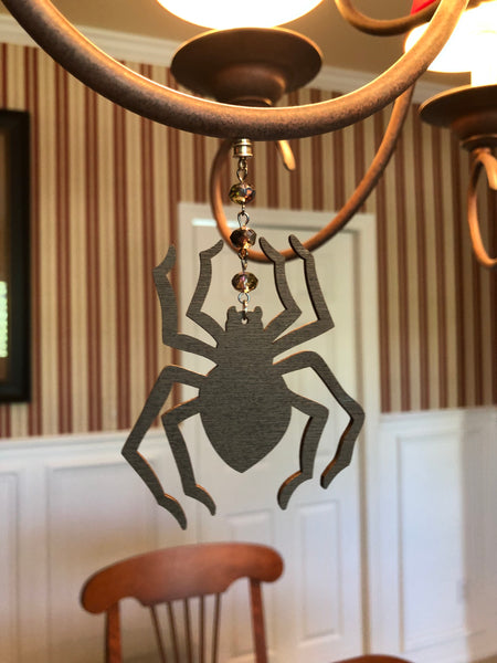 Bats and Spiders Chandelier Charms ~ Set of 3