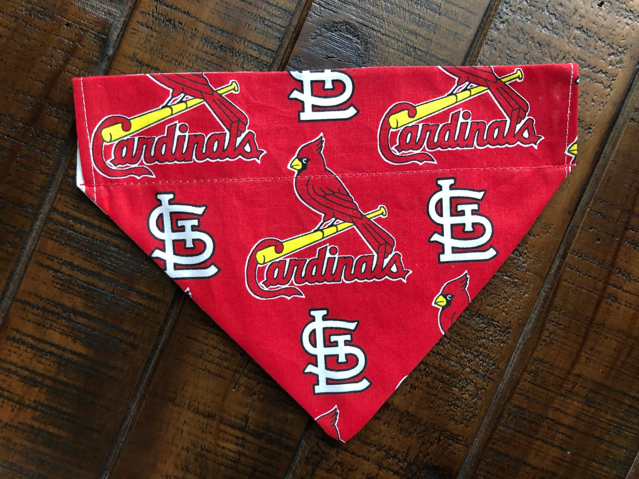 St Louis Cardinals Over-the-Collar Reversible Dog Bandana ~ Four