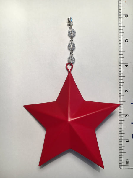 Star Chandelier Charms ~ Set of 3, Four Color Options