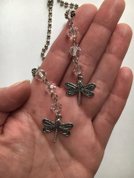 Dragonfly Ceiling Fan Pull Chains ~ Set of 2, Six Color Choices