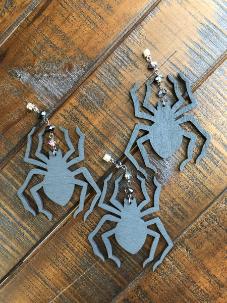 Bats and Spiders Chandelier Charms ~ Set of 3